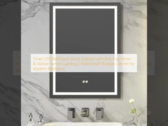 Smart LED Kamar Mandi Lemari Vanity dengan Anti-Kabut Cermin & Motion Sensor Pencahayaan